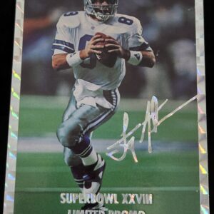 FB-0014 Troy Aikman Silver Promo Front