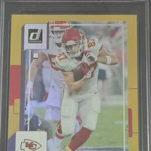 FB-0033 Travis Kelce Gold Press Proof GGS 10 Front
